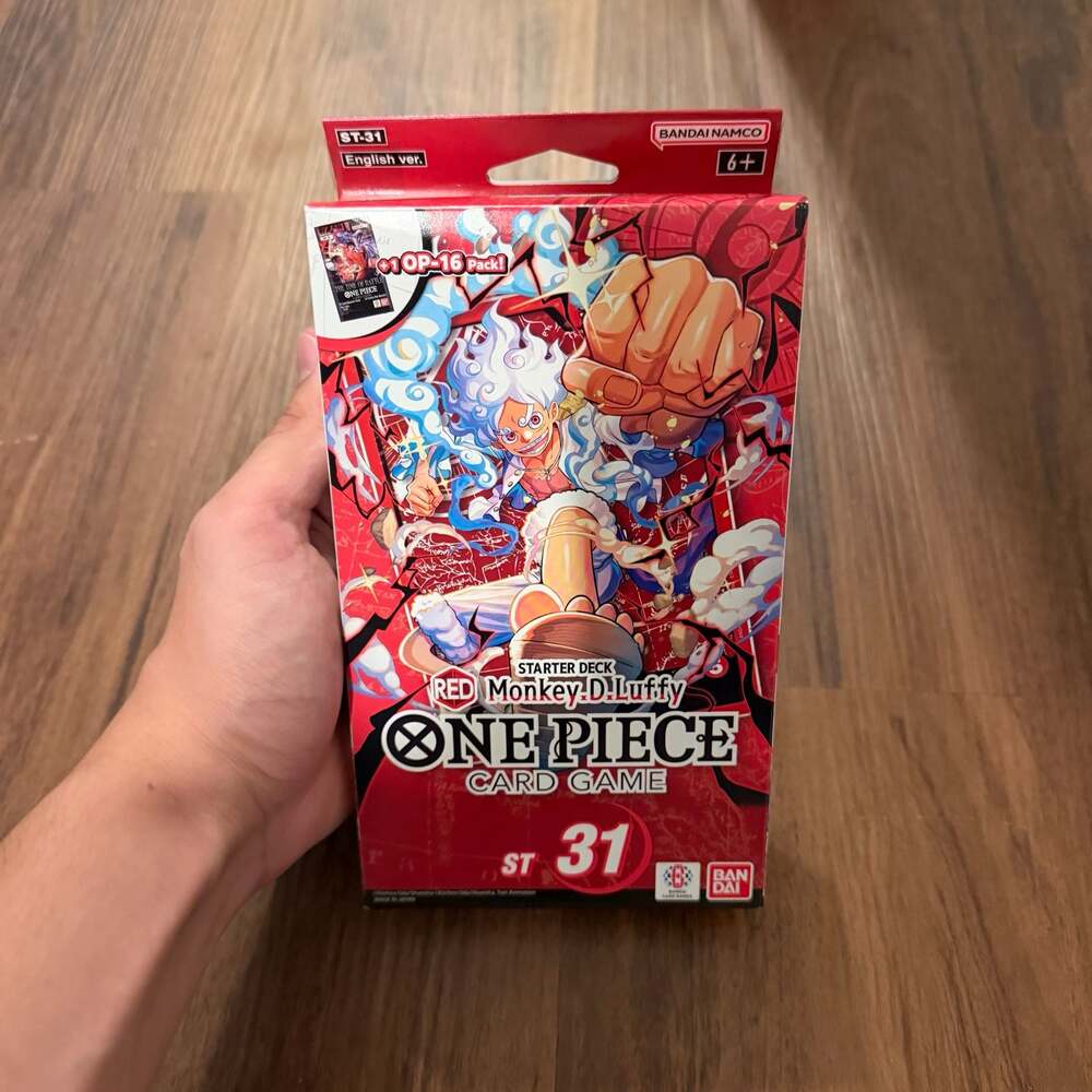 Bandai One Piece Card Game Starter Deck ST-31 RED Monkey.D.Luffy